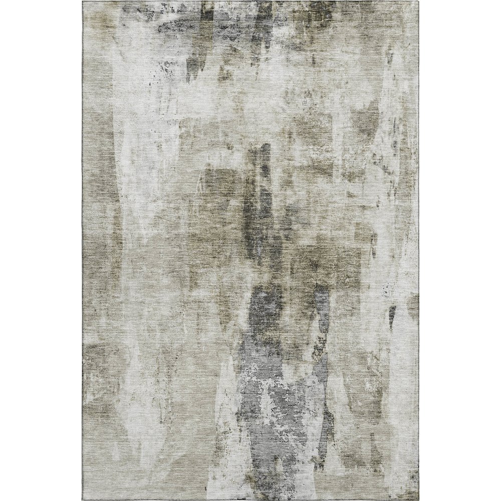 Premium Machine Washable Mayfield AMF1076 Taupe 10' x 14' Rug. Picture 1