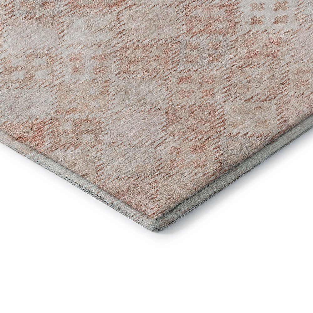 Premium Machine Washable Mayfield AMF1081 Pink 8' x 8' Round Rug. Picture 3