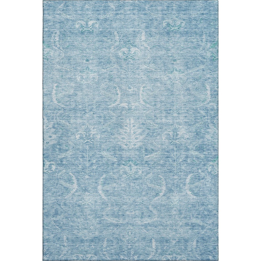 Premium Machine Washable Mayfield AMF1083 Sky 10' x 14' Rug. Picture 1