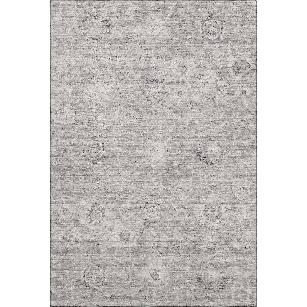 Premium Machine Washable Mayfield AMF1089 Gray 10' x 14' Rug. Picture 1