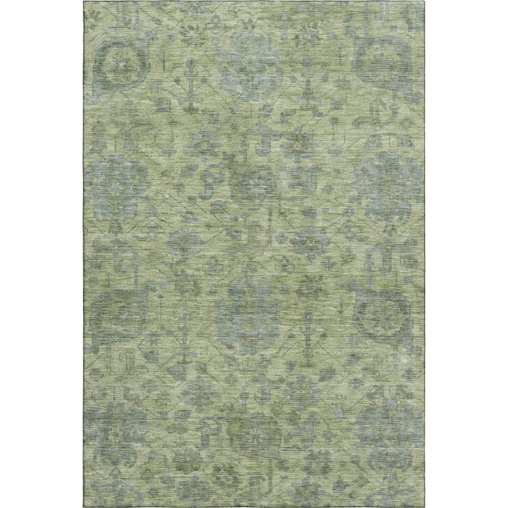 Premium Machine Washable Mayfield AMF1105 Aloe 10' x 14' Rug. Picture 1