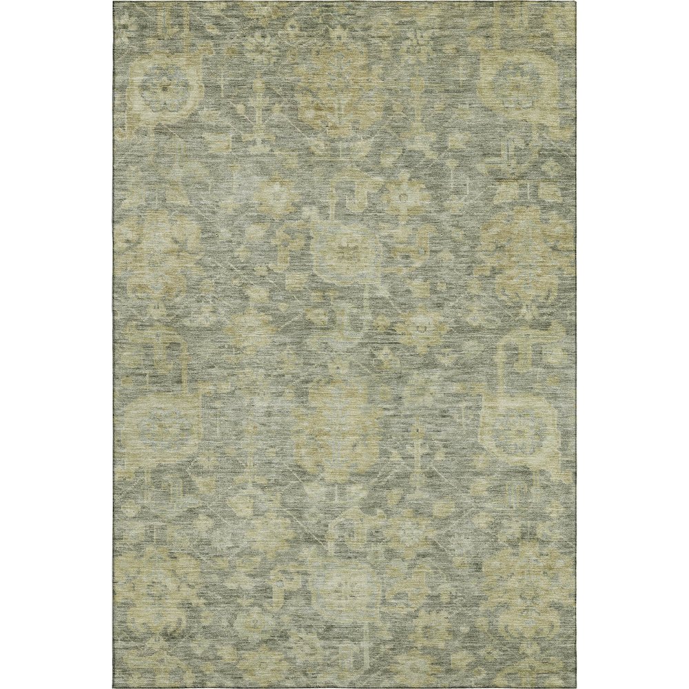 Premium Machine Washable Mayfield AMF1105 Sage 10' x 14' Rug. Picture 1