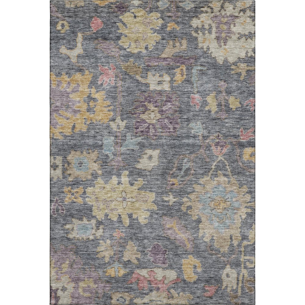 Premium Machine Washable Mayfield AMF1108 Blue 10' x 14' Rug. Picture 1