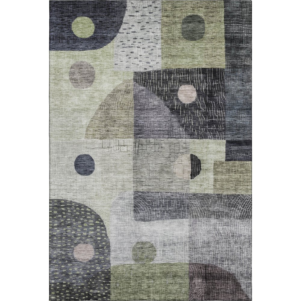 Premium Machine Washable Mayfield AMF1117 Aloe 10' x 14' Rug. Picture 1
