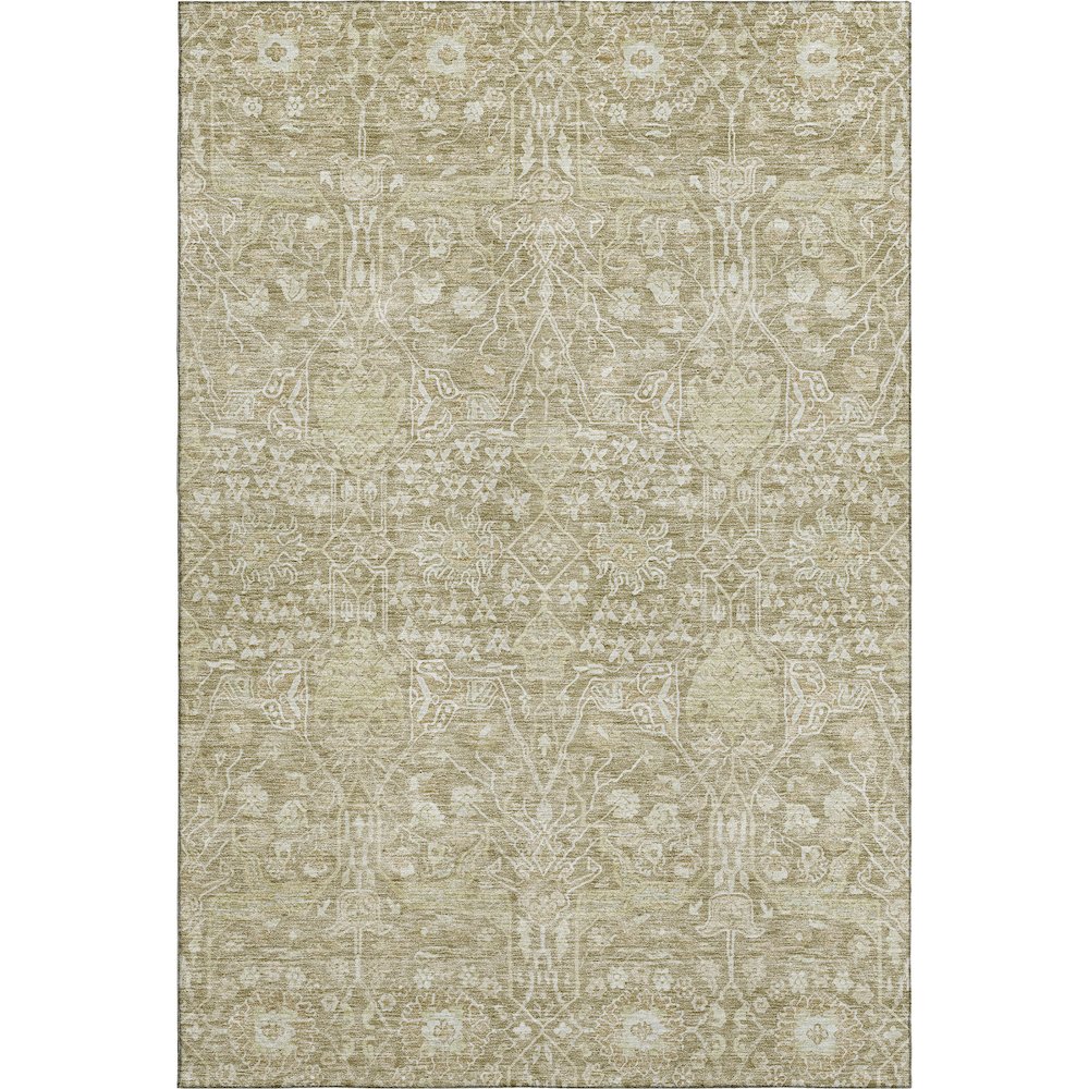 Premium Machine Washable Mayfield AMF1133 Taupe 10' x 14' Rug. Picture 1