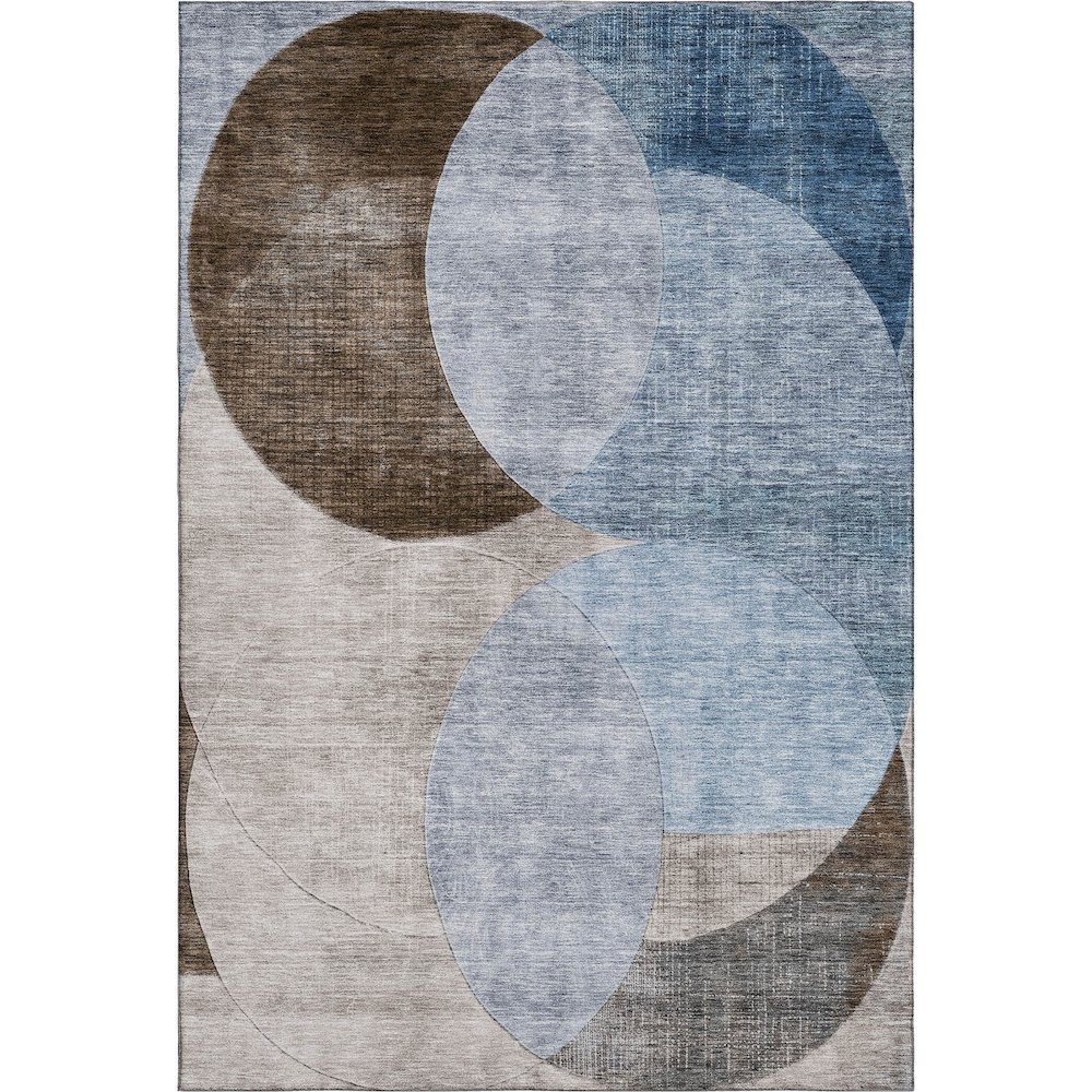 Premium Machine Washable Mayfield AMF1140 Denim 10' x 14' Rug. Picture 1