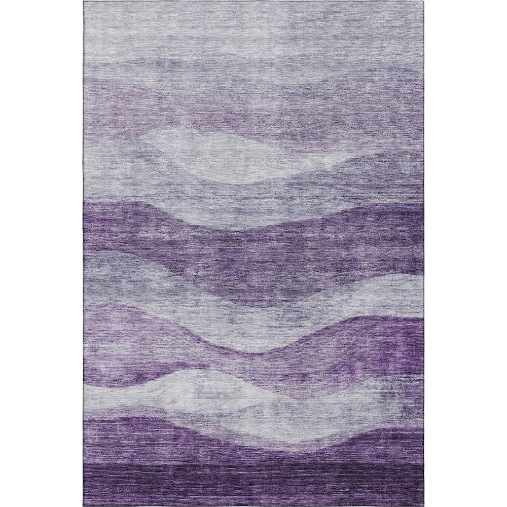 Premium Machine Washable Mayfield AMF1141 Lavender 10' x 14' Rug. Picture 1