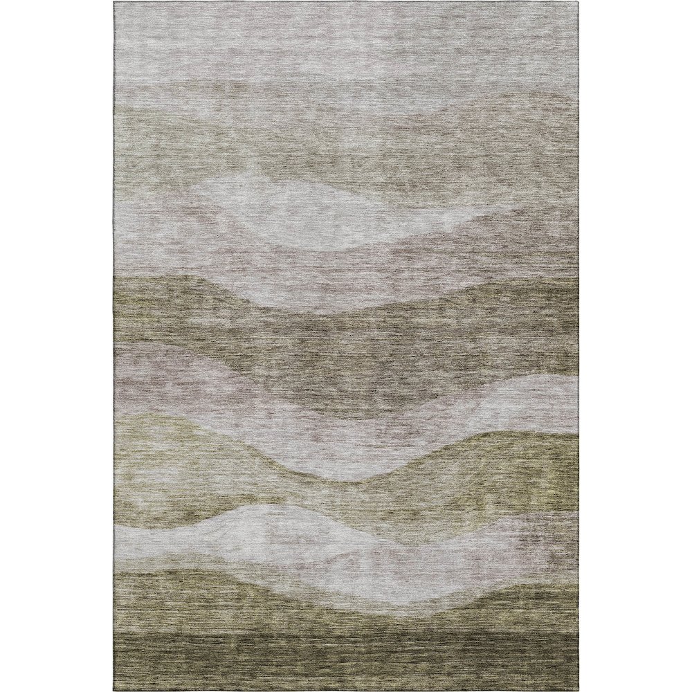 Premium Machine Washable Mayfield AMF1141 Taupe 10' x 14' Rug. Picture 1