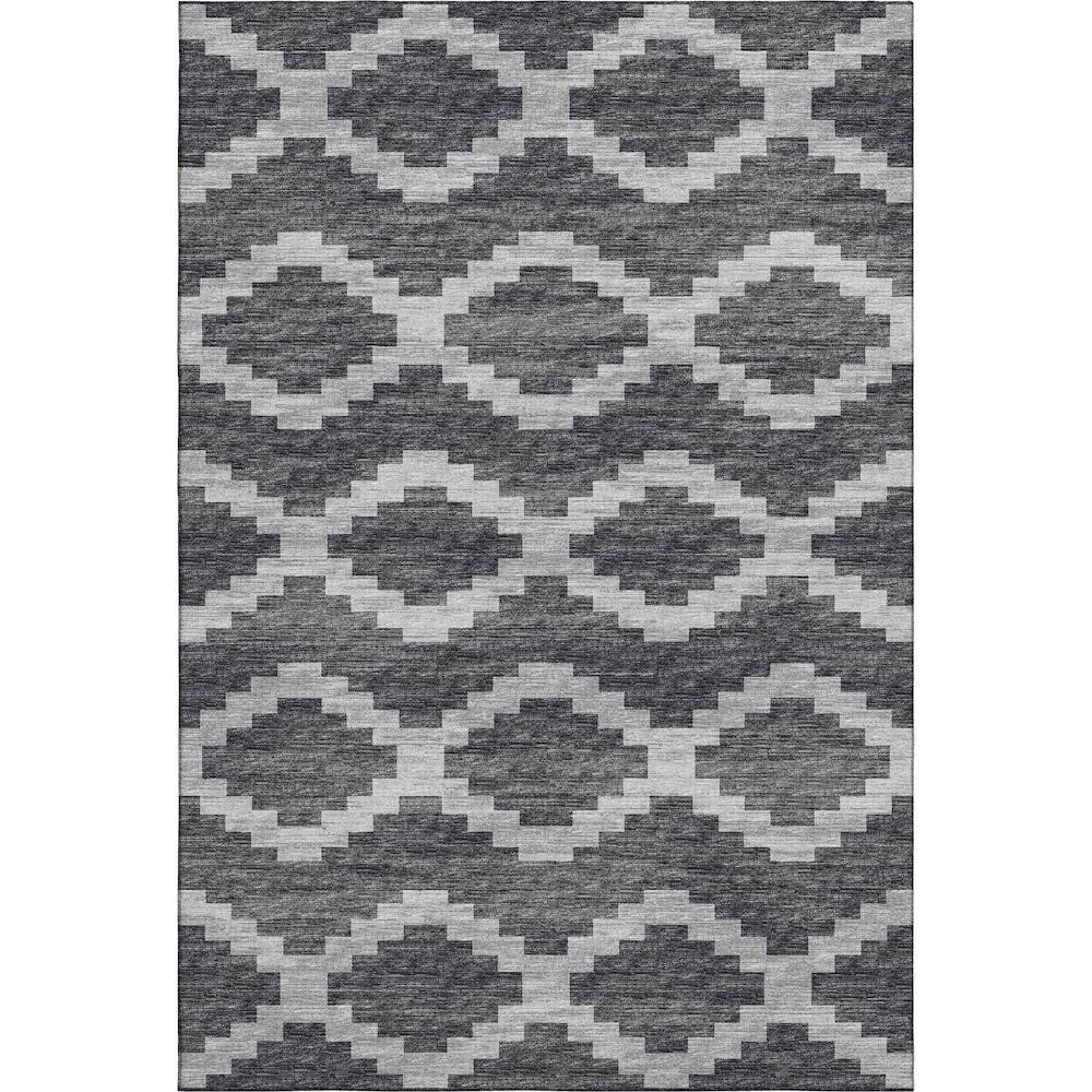 Premium Machine Washable Mayfield  Gray 10' x 14' Rug. Picture 1