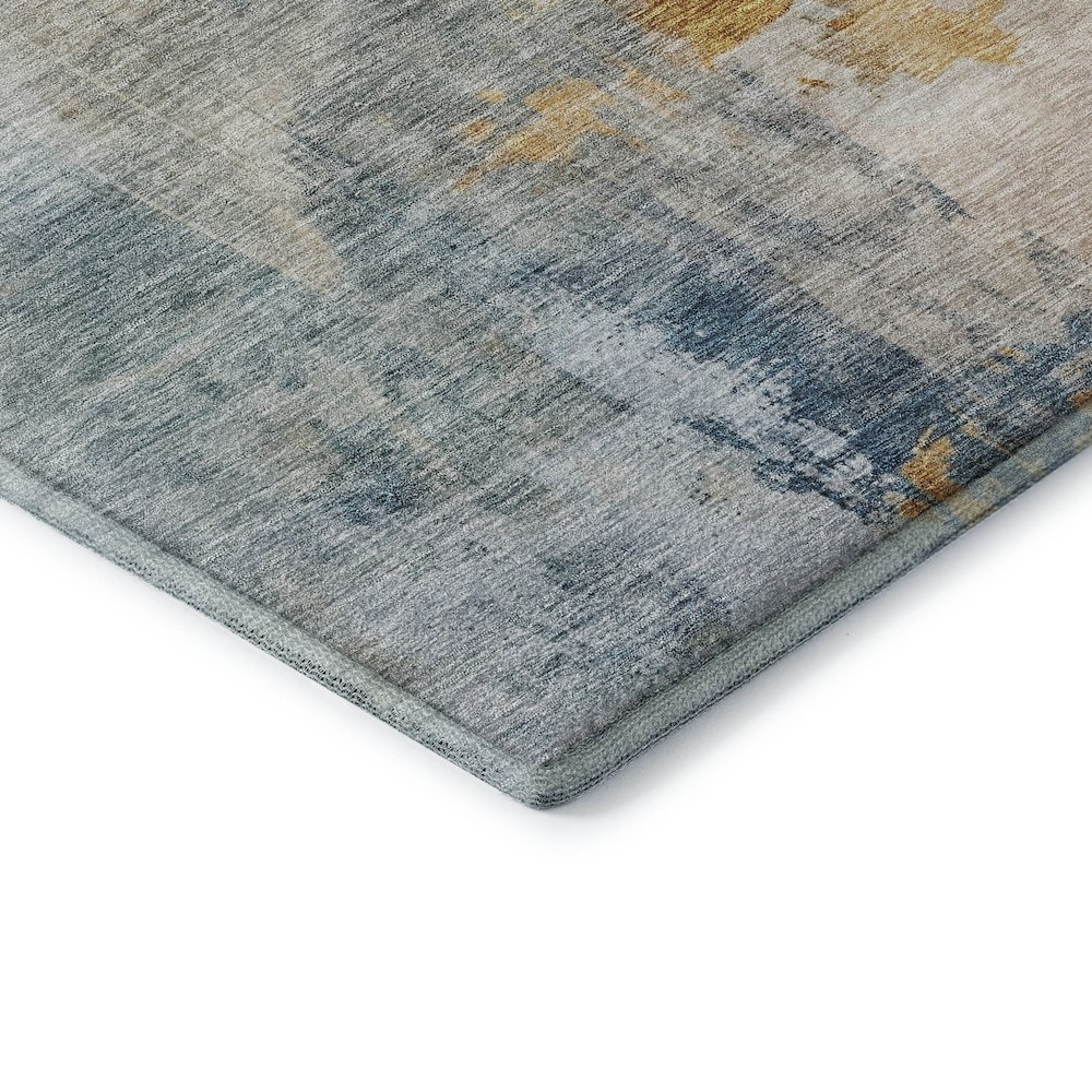 Premium Machine Washable Mayfield AMF1160 Linen 8' x 8' Round Rug. Picture 3