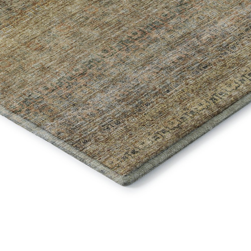 Premium Machine Washable Mayfield AMF1174 Wheat 8' x 8' Round Rug. Picture 3
