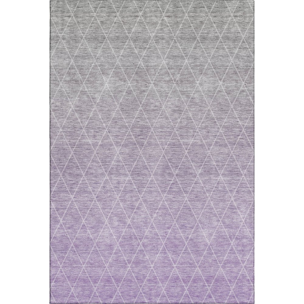 Premium Machine Washable Mayfield AMF1175 Lavender 10' x 14' Rug. Picture 1