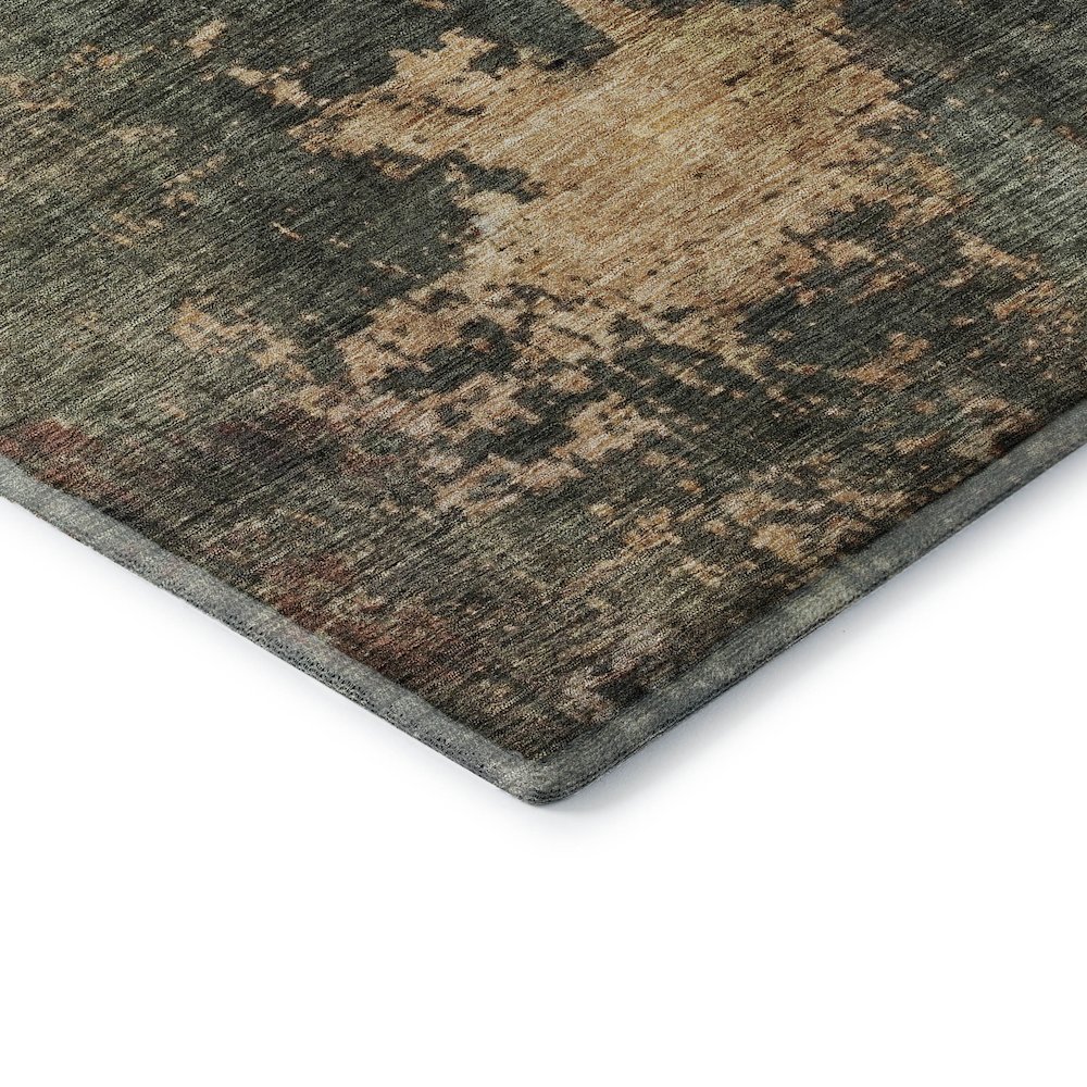 Premium Machine Washable Mayfield AMF1211 Sage 8' x 8' Round Rug. Picture 3