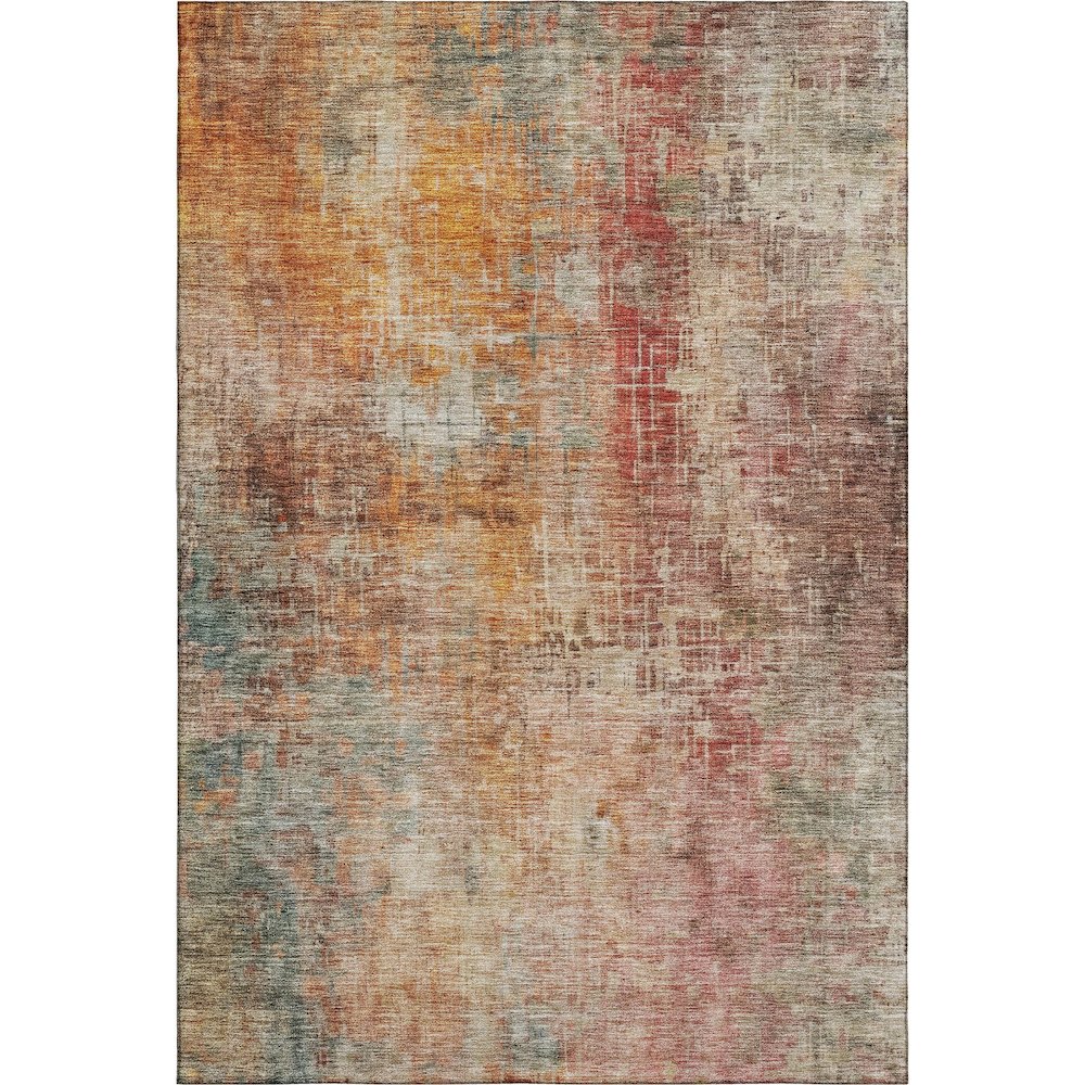 Premium Machine Washable Mayfield AMF1213 Tan 10' x 14' Rug. Picture 1