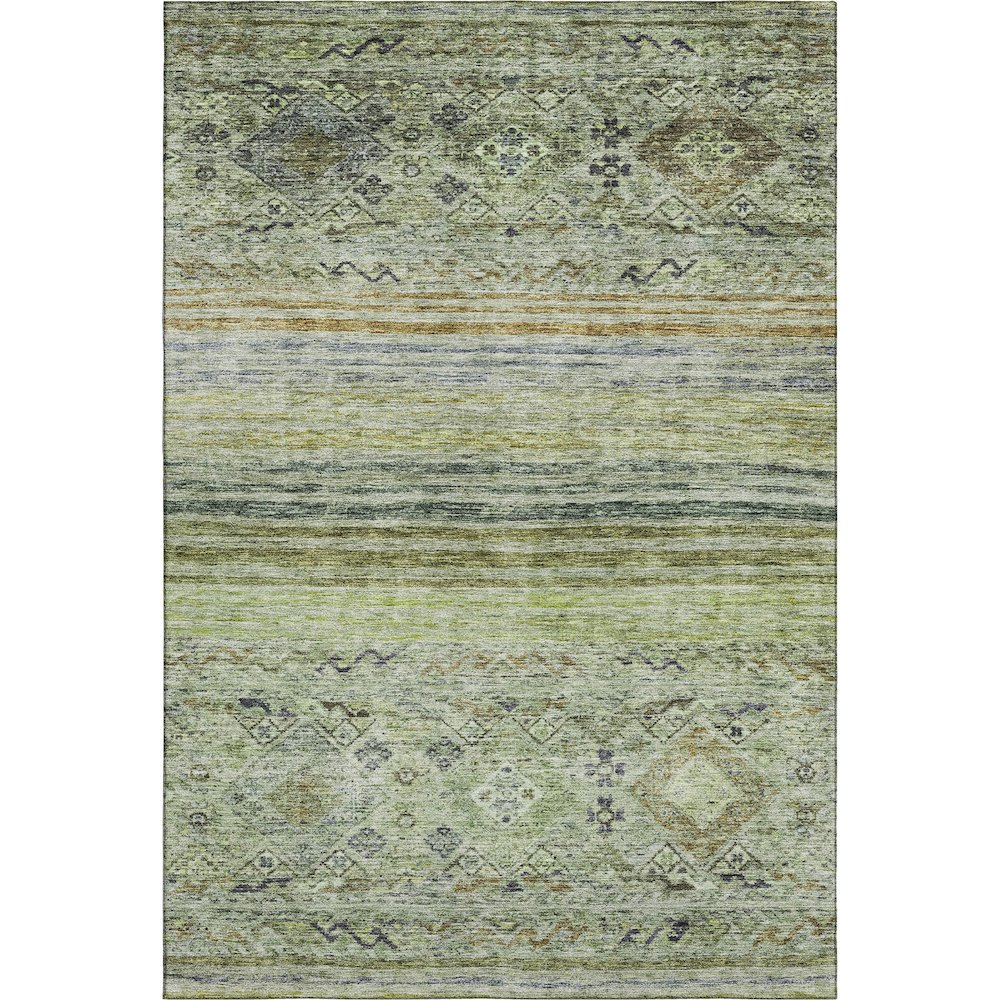 Premium Machine Washable Mayfield AMF1219 Aloe 10' x 14' Rug. Picture 1