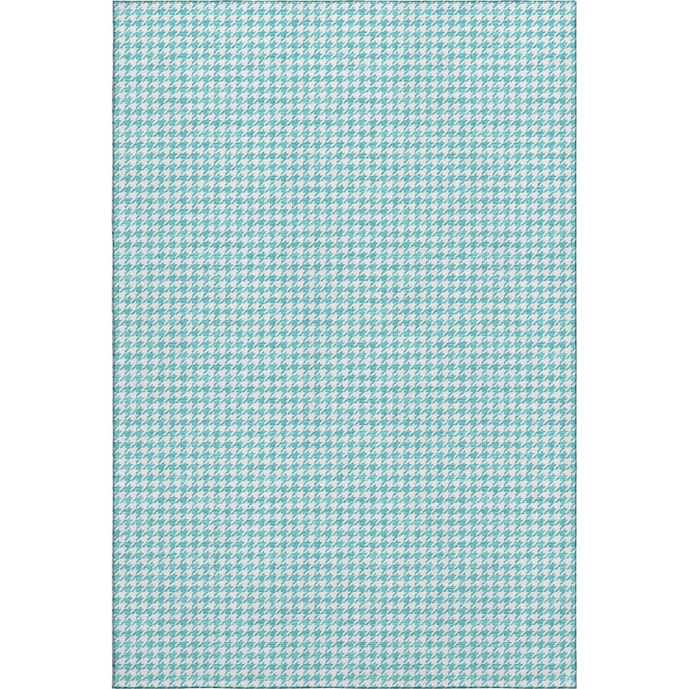 Premium Machine Washable Mayfield  Aqua 10' x 14' Rug. Picture 1