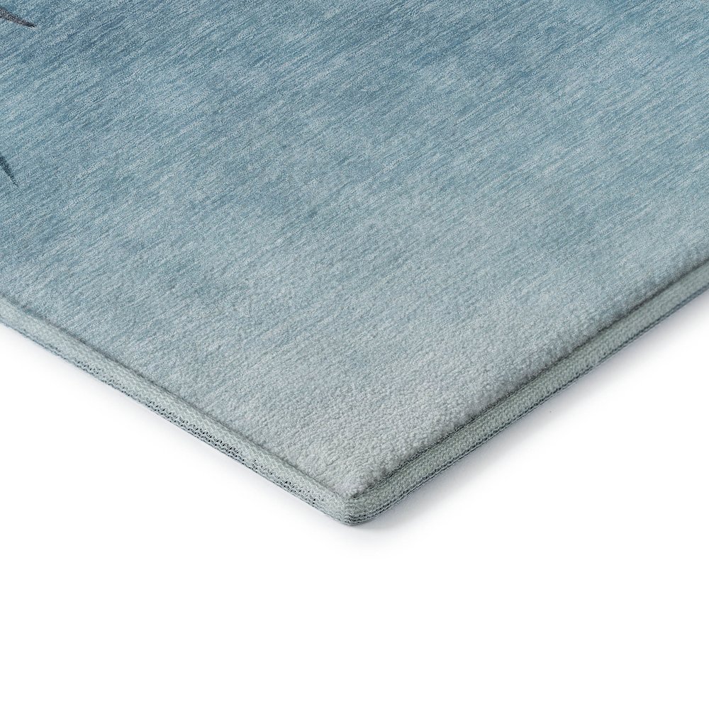 Premium Machine Washable Mayfield  Bermuda 8' x 8' Round Rug. Picture 3