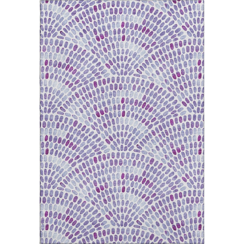 Premium Machine Washable Mayfield  Purple 10' x 14' Rug. Picture 1