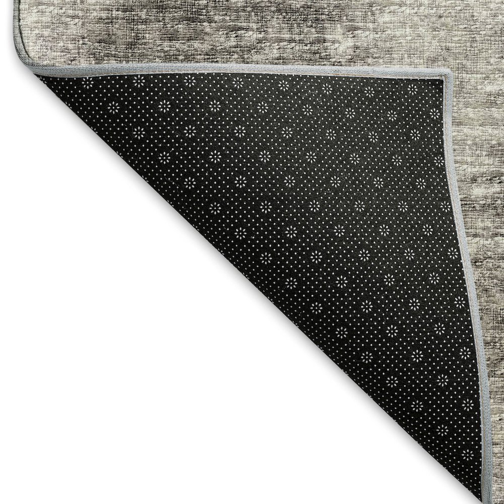 Premium Machine Washable Mayfield  Mocha 8' x 8' Round Rug. Picture 2