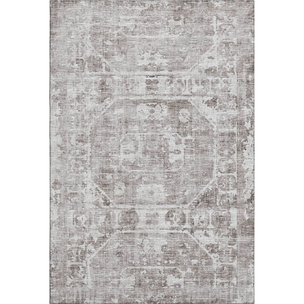 Premium Machine Washable Mayfield  Mocha 10' x 14' Rug. Picture 1