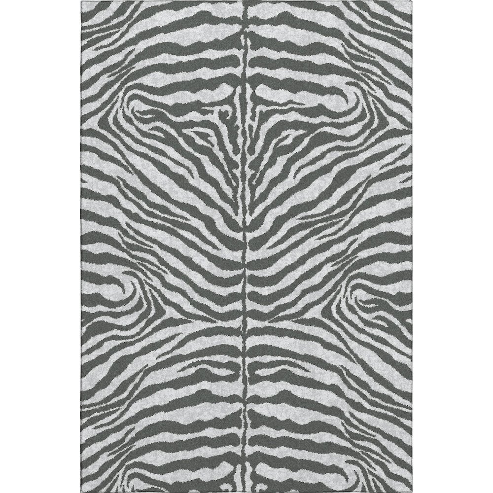 Premium Machine Washable Mayfield  Gray 10' x 14' Rug. Picture 1