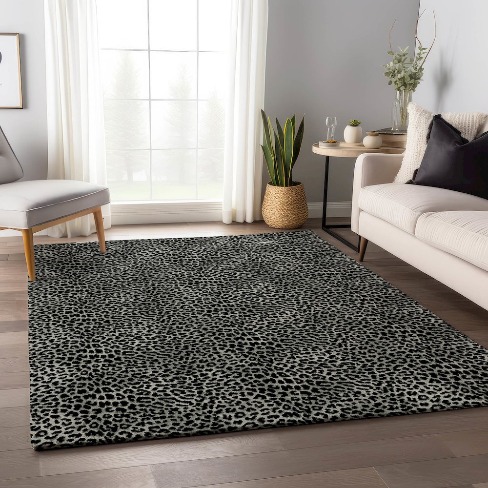 Premium Machine Washable Mayfield  Shadow 10' x 14' Rug. Picture 5