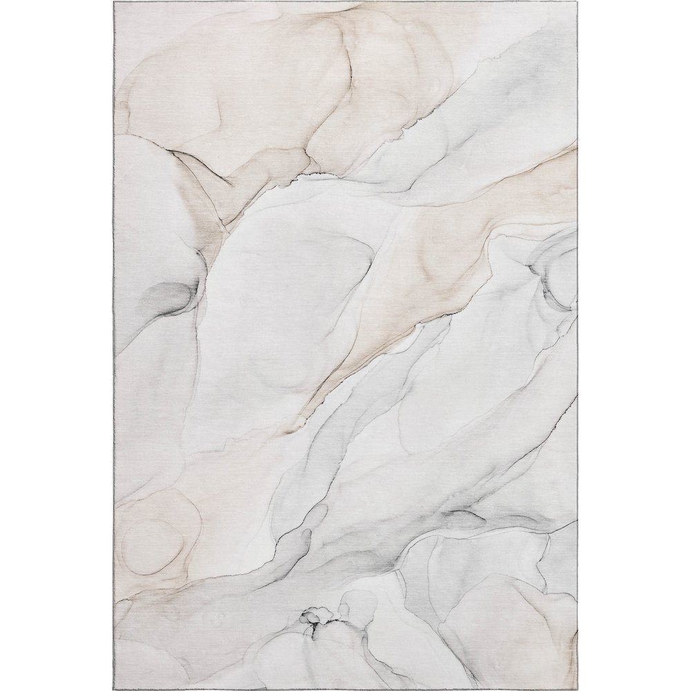 Premium Machine Washable Mayfield  Ivory 10' x 14' Rug. Picture 1