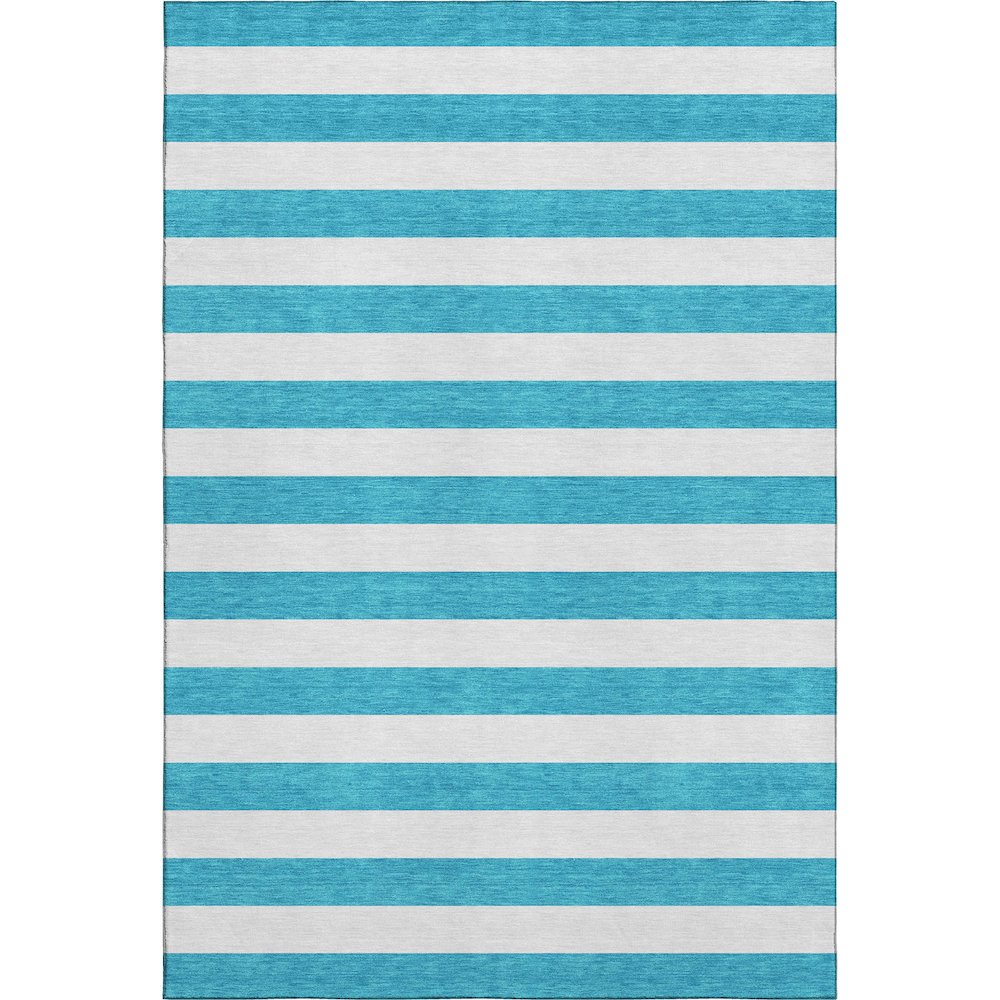 Premium Machine Washable Mayfield  Teal 10' x 14' Rug. Picture 1