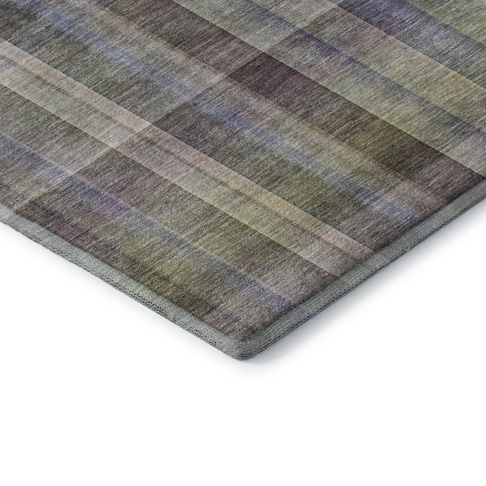 Premium Machine Washable Mayfield  Pewter 8' x 8' Round Rug. Picture 3