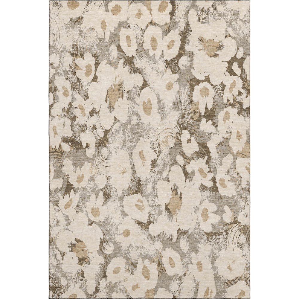 Premium Machine Washable Mayfield  Khaki 10' x 14' Rug. Picture 1