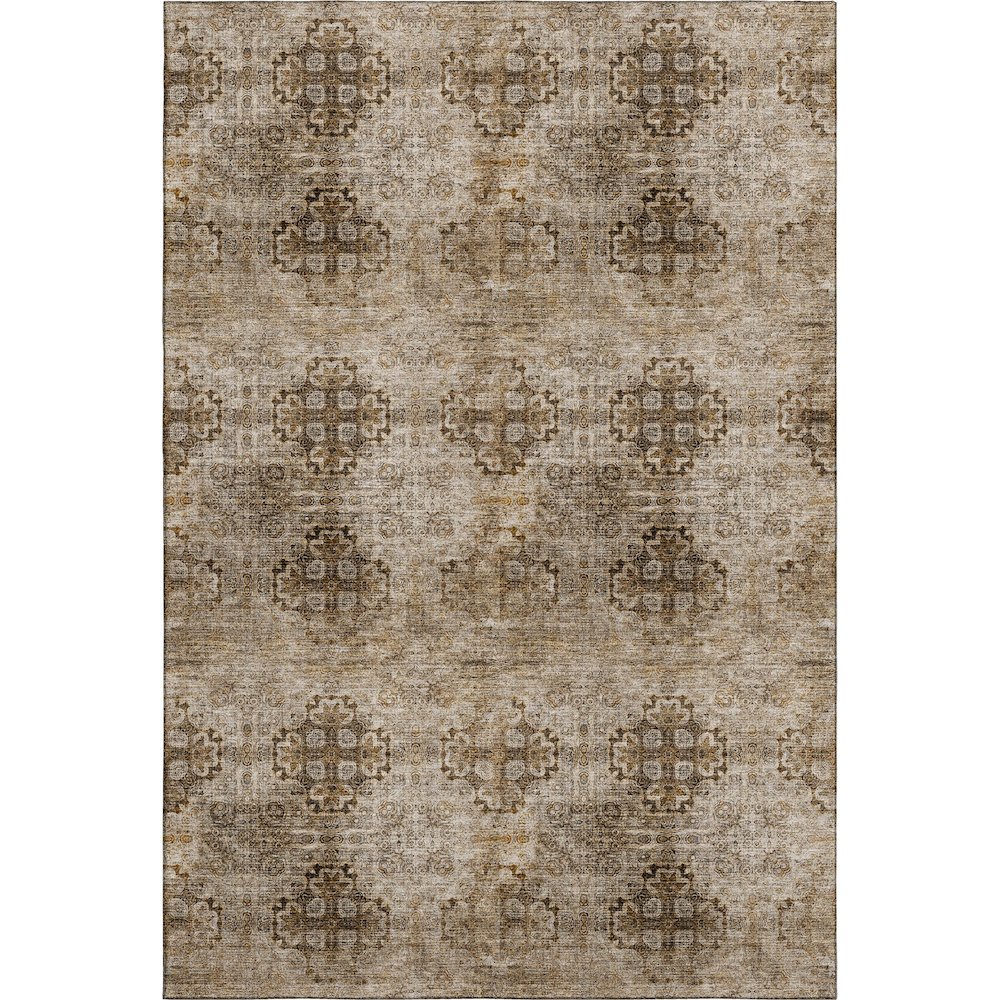 Premium Machine Washable Mayfield  Taupe 10' x 14' Rug. Picture 1