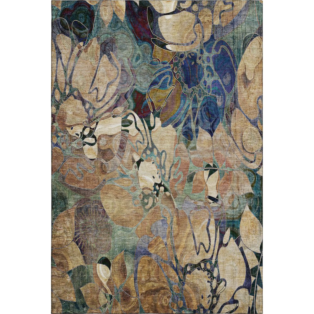 Premium Machine Washable Mayfield  Beige 10' x 14' Rug. Picture 1