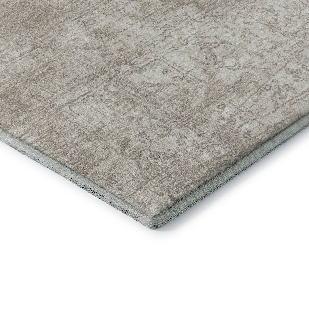 Premium Machine Washable Mayfield  Ivory 8' x 8' Round Rug. Picture 3