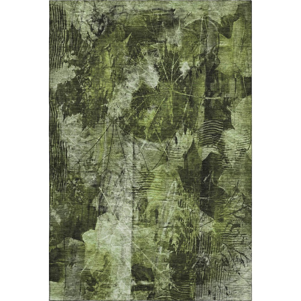 Premium Machine Washable Mayfield  Green 10' x 14' Rug. Picture 1