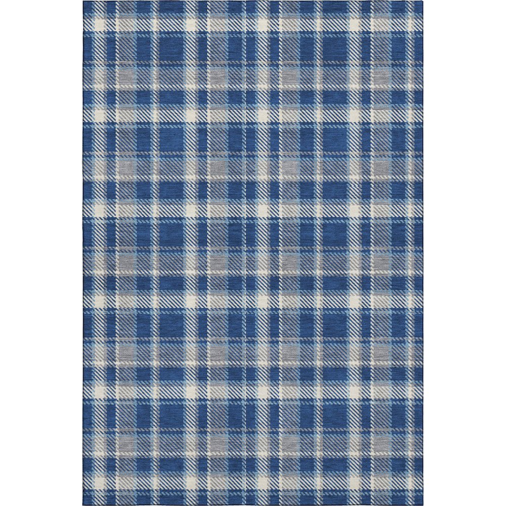 Premium Machine Washable Mayfield  Navy 10' x 14' Rug. Picture 1