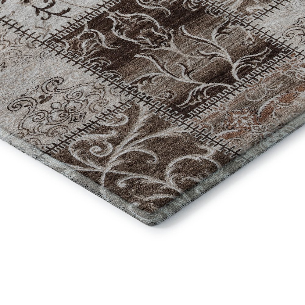Premium Machine Washable Mayfield  Beige 8' x 8' Round Rug. Picture 3