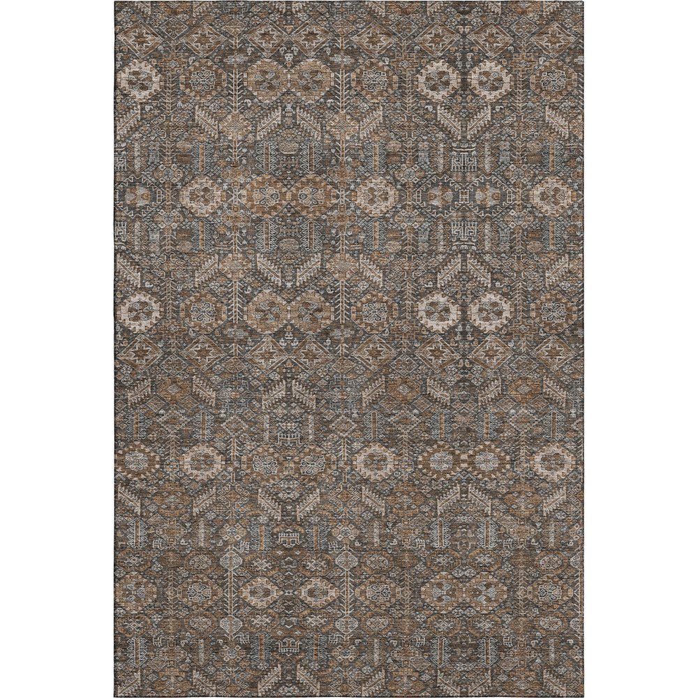 Premium Machine Washable Mayfield  Chocolate 10' x 14' Rug. Picture 1