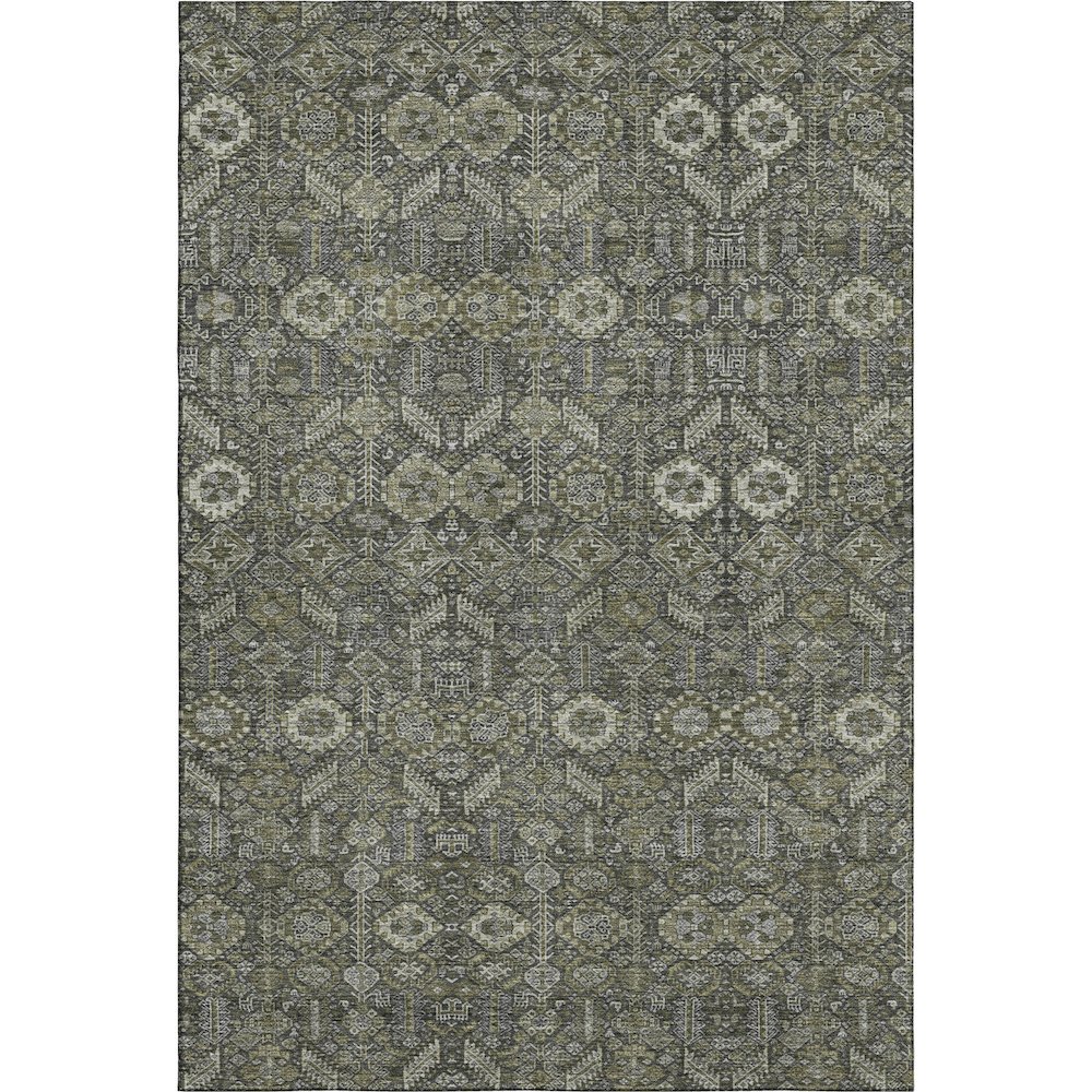 Premium Machine Washable Mayfield  Taupe 10' x 14' Rug. Picture 1