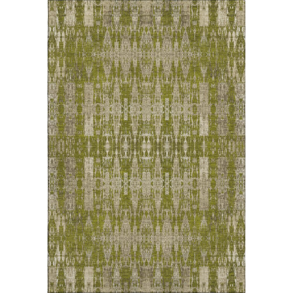 Premium Machine Washable Mayfield  Olive 10' x 14' Rug. Picture 1