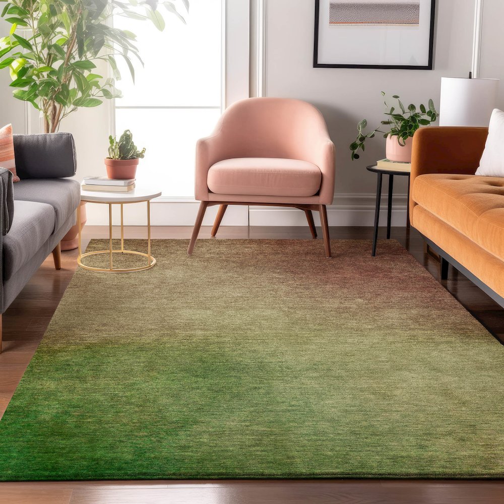 Premium Machine Washable Mayfield  Blush 10' x 14' Rug. Picture 5