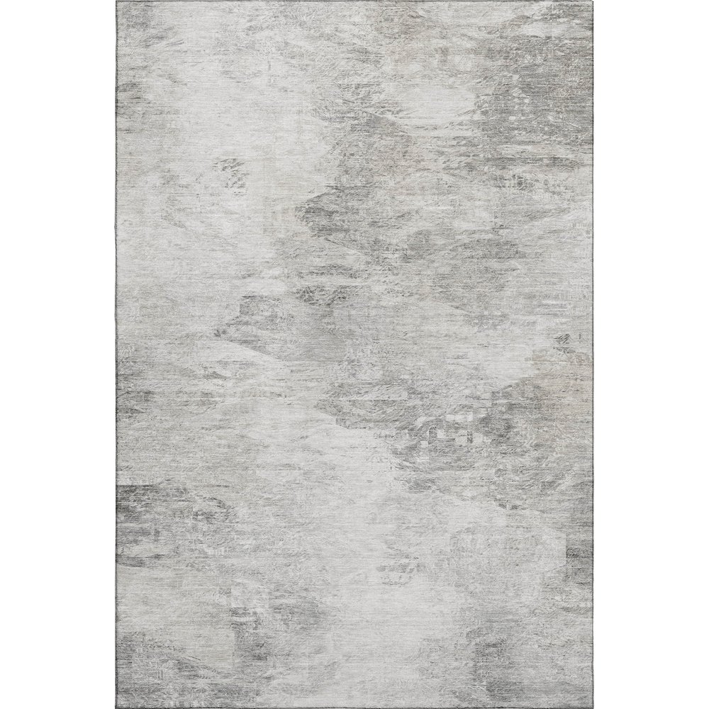 Premium Machine Washable Mayfield  Silver 10' x 14' Rug. Picture 1
