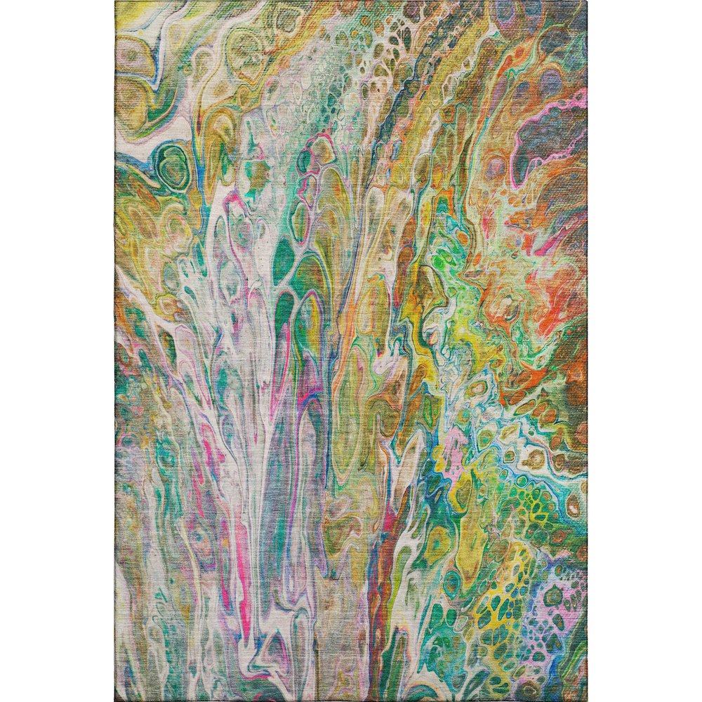 Premium Machine Washable Mayfield  Green 10' x 14' Rug. Picture 1