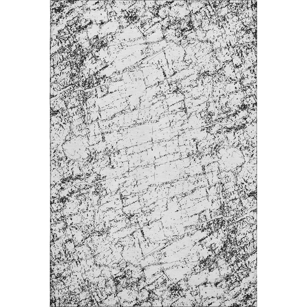 Premium Machine Washable Mayfield  Black 10' x 14' Rug. Picture 1