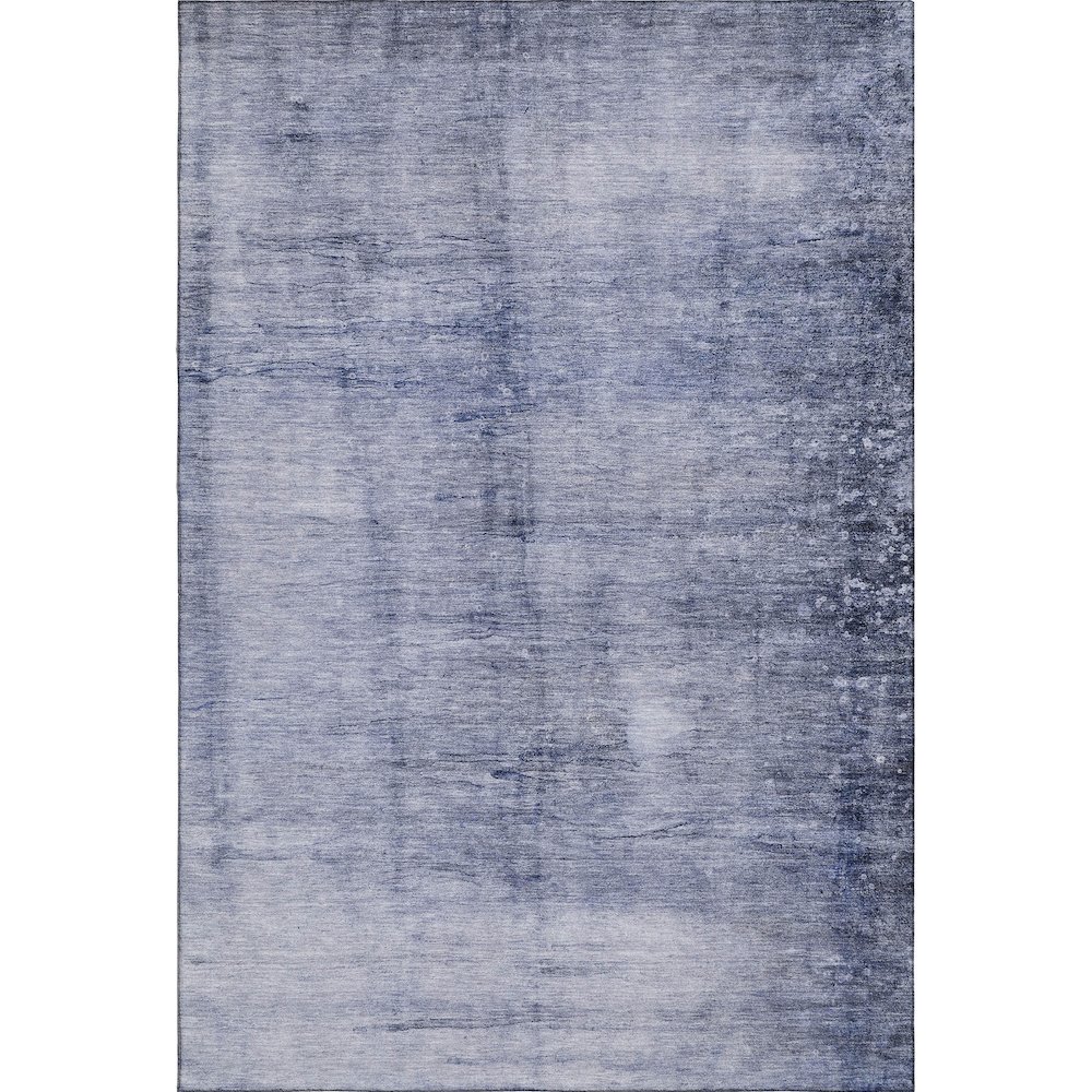 Premium Machine Washable Mayfield  Navy 10' x 14' Rug. Picture 1