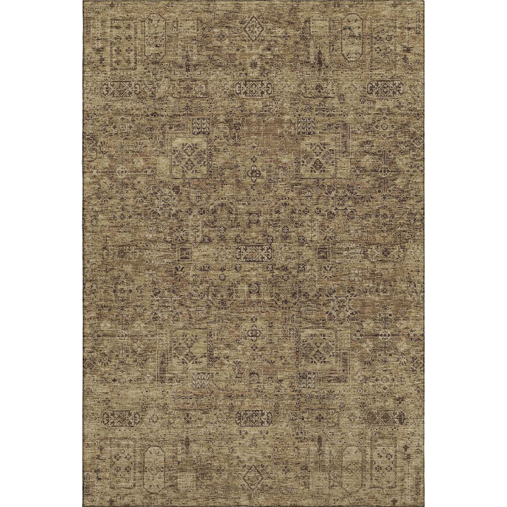 Premium Machine Washable Mayfield  Mocha 10' x 14' Rug. Picture 1