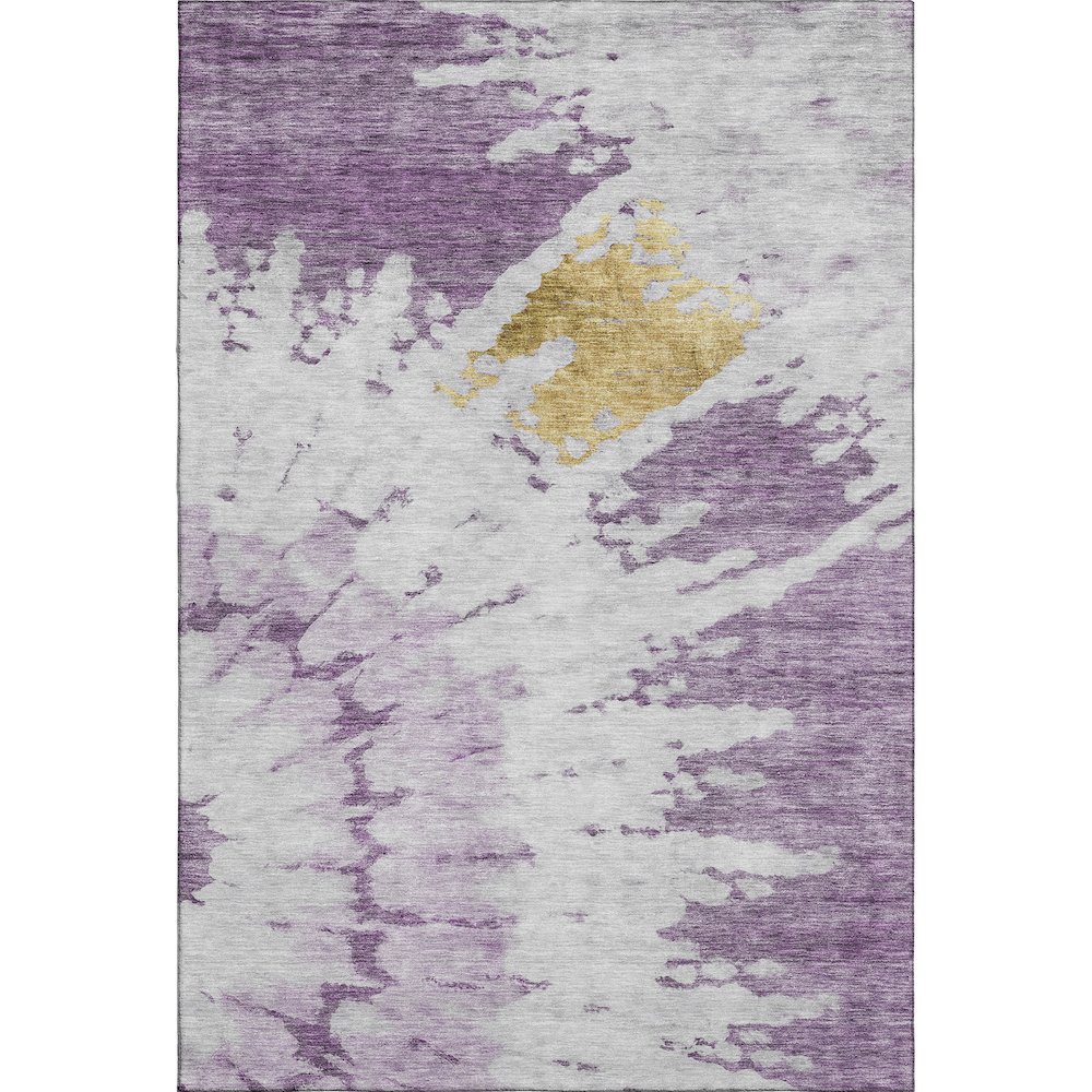 Premium Machine Washable Mayfield  Purple 10' x 14' Rug. Picture 1