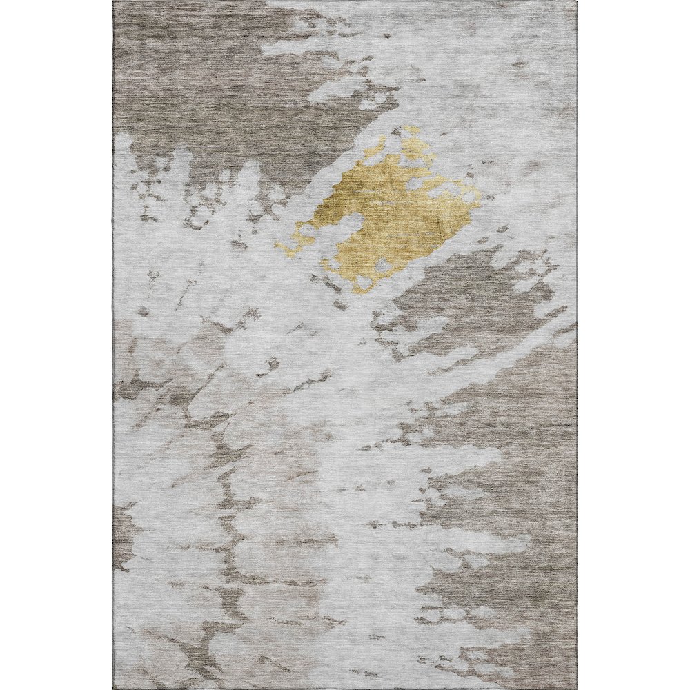Premium Machine Washable Mayfield  Taupe 10' x 14' Rug. Picture 1