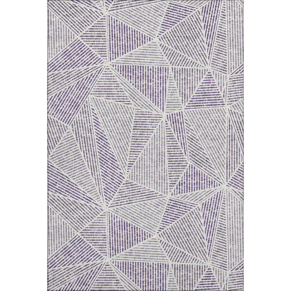Premium Machine Washable Mayfield  Purple 10' x 14' Rug. Picture 1