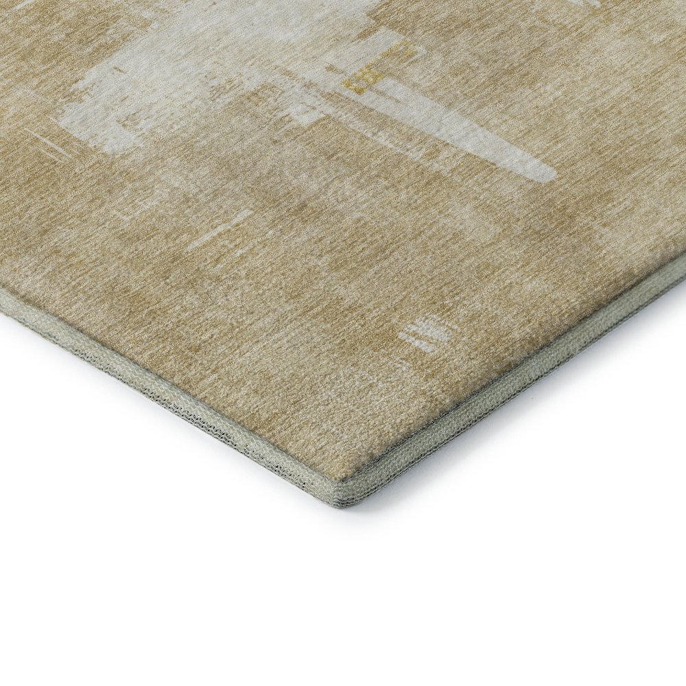 Premium Machine Washable Mayfield  Beige 8' x 8' Round Rug. Picture 3