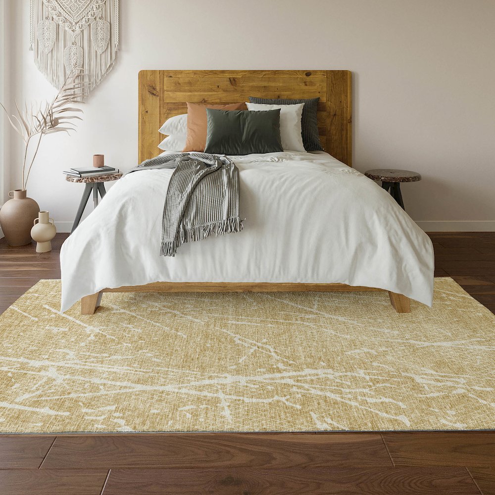 Premium Machine Washable Mayfield  Beige 10' x 14' Rug. Picture 6